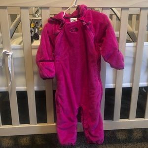 Fleece The North Face winter bodysuit/snowsuit